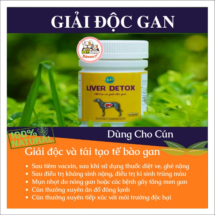 Hỗ Trợ Và Giải Độc Gan Chó Mèo - Liver Detox