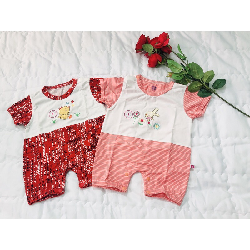 Body đùi cho bé gái sơ sinh thun cotton mềm (3-8kg)