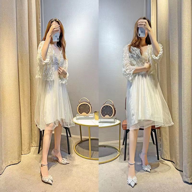 Giày cao gót đính nơ phong cách mùa hè thời trang cho nữ