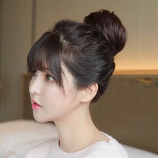 tóc giả búi củ tỏi