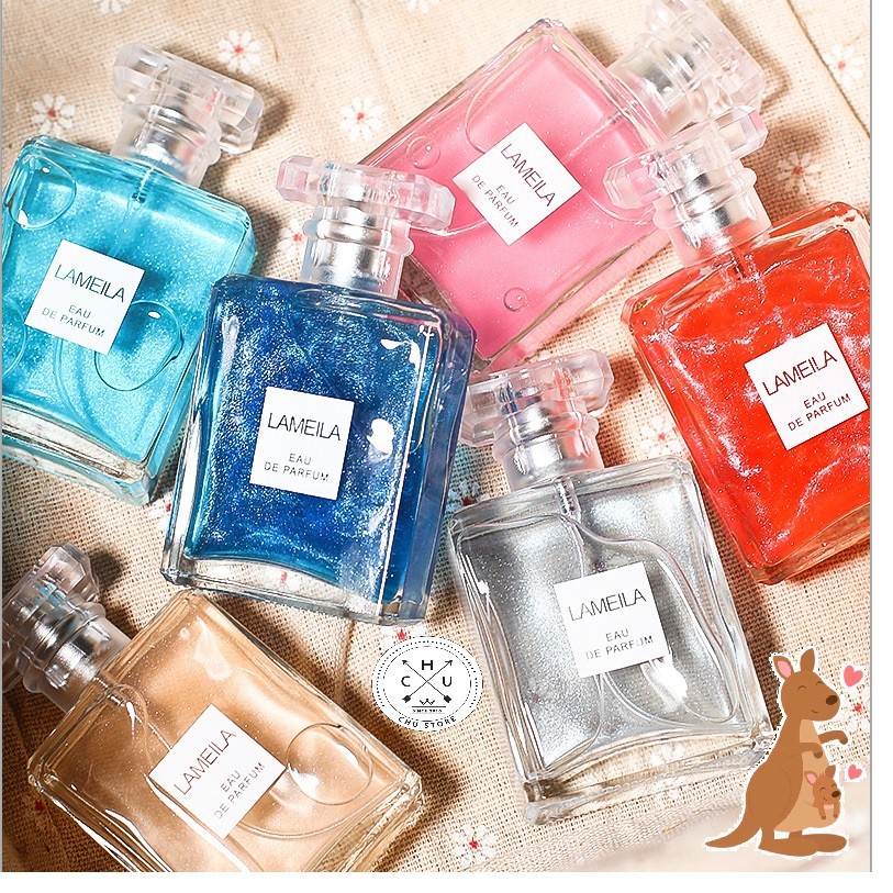 (Bán Buôn) Nước Hoa Hương Tự Nhiên Lameila Quicksand Series Perfume, Xịt Thơm Toàn Thân Body Mist Lameila NH4