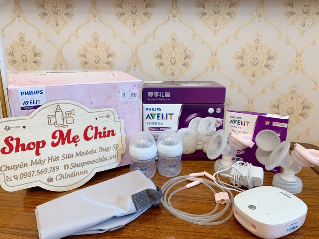 Máy hút sữa avent hoa anh đào SCF316 like new