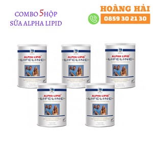 Combo 5 hộp sữa non alpha lipid 450g chính hãng new zealand - ảnh sản phẩm 1