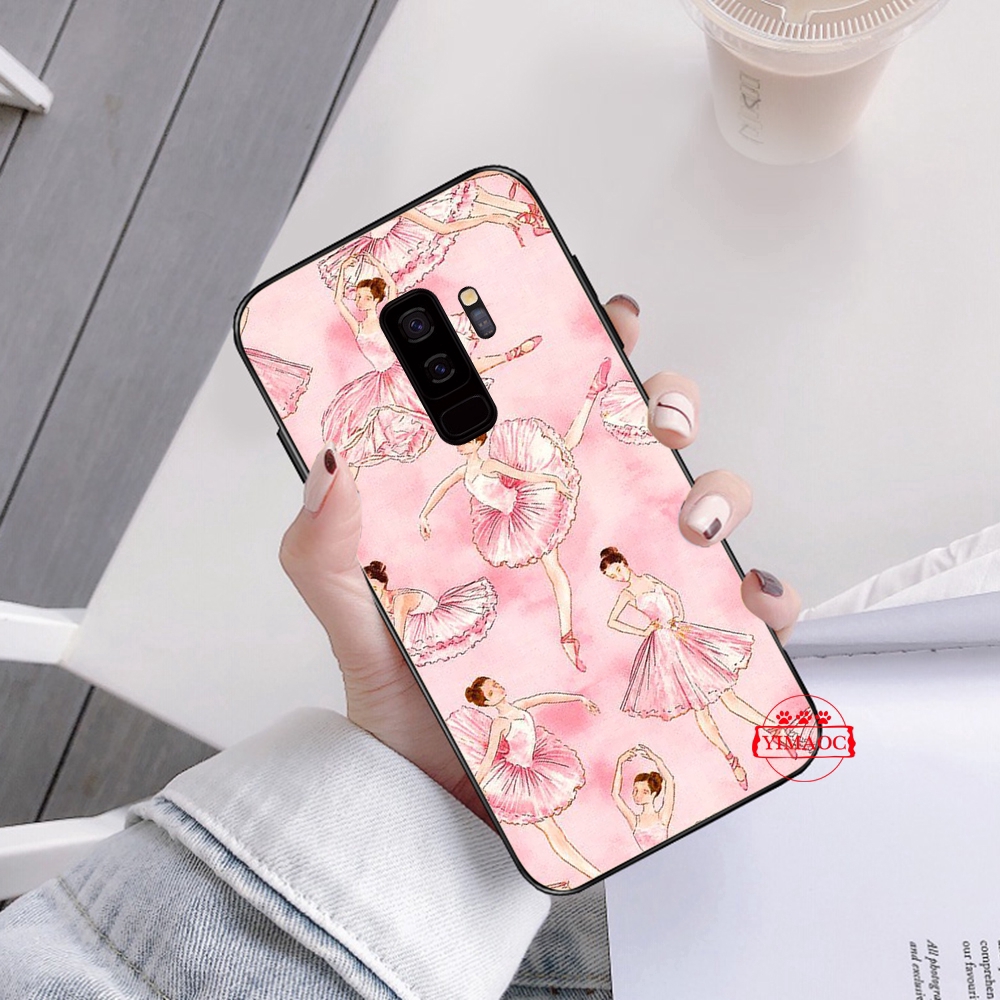 Ốp Lưng Mềm In Hình Cô Gái Múa Ba Lê Cho Samsung S6 / S7 Edge / S8 / S9 / S10 Plus