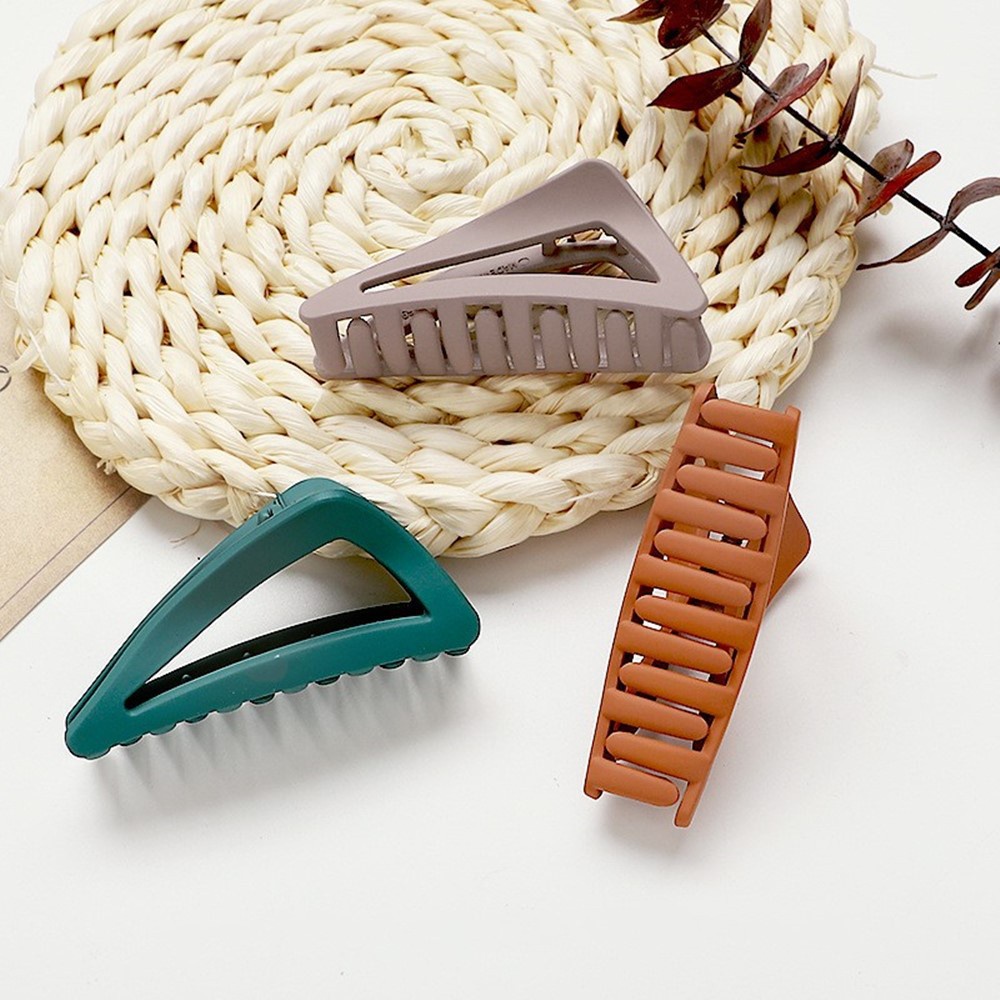 Kẹp Tóc Càng Cua Cỡ Lớn 6 Màu Thiết Kế Thời Trang Cho Nữ