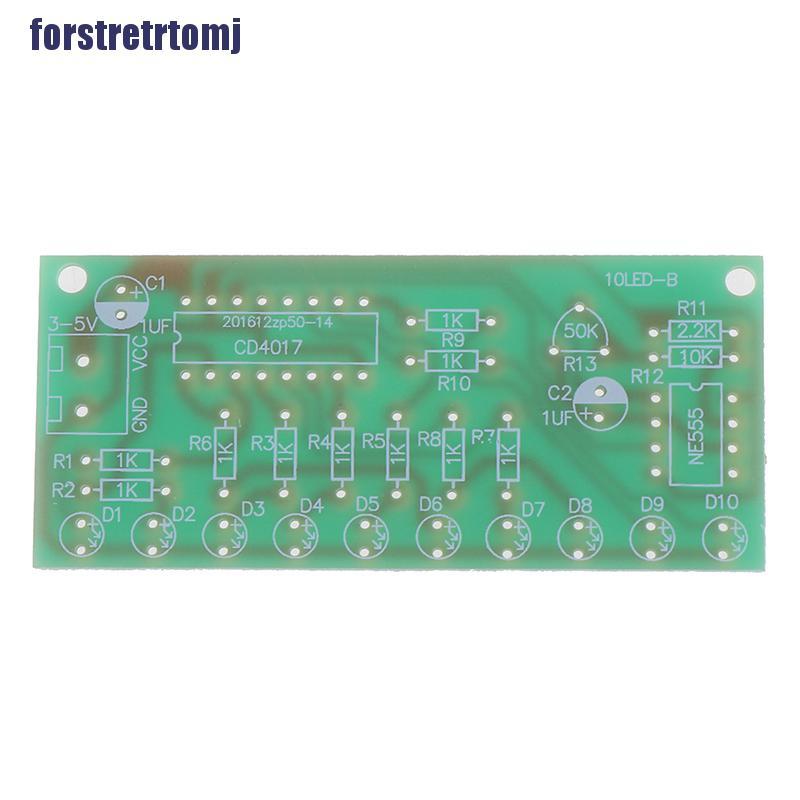 Bảng Mạch Đèn Led Tự Làm Ne555 + Cd4017 Pcb