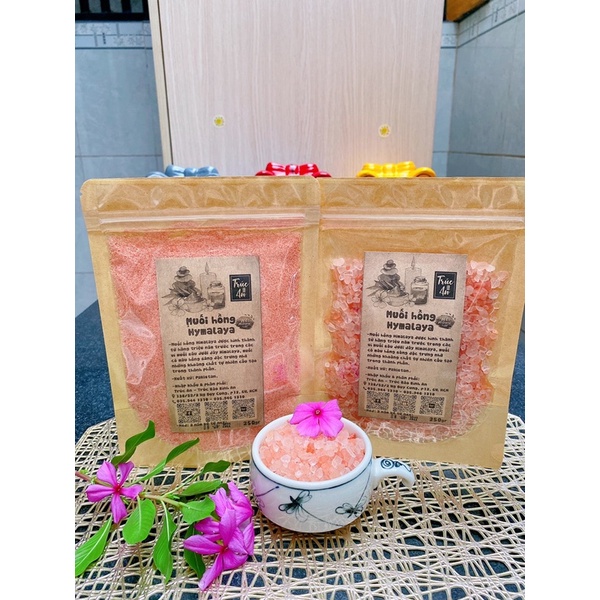 Muối hồng Himalaya organic sạch tinh khiết, nhập khẩu Pakistan dùng trong spa, nấu ăn, làm đẹp