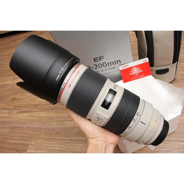 Ống kính canon EF 70-200mm f/2.8L IS II USM, Mới 99% / Fullbox