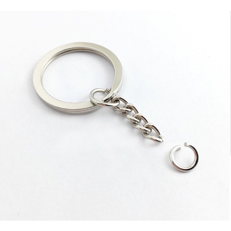 [Sỉ,Lẻ] Khoen Móc Khoá Vàng - Bạc Loại Tốt 30mm