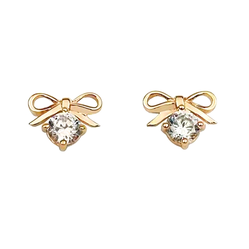 Khuyên Tai Đính Đá Zircon Đơn Giản Thời Trang Mới Cho Nữ