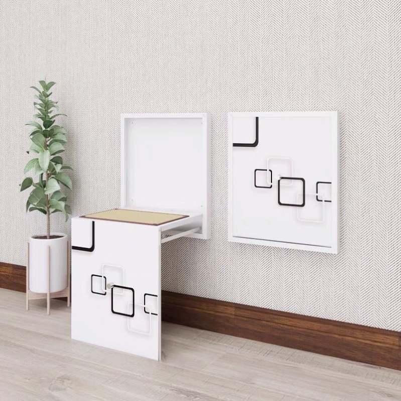 ghế treo tường tiện lợi/ghế ngồi thay giầy dép gấp gọn
