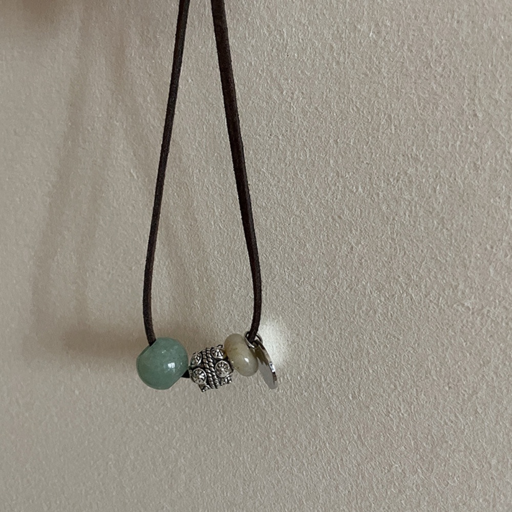 Vòng cổ Da Handmade Phong Cách Trung Hoa Cổ Điển Thời Trang Cho Nam Và Nữ