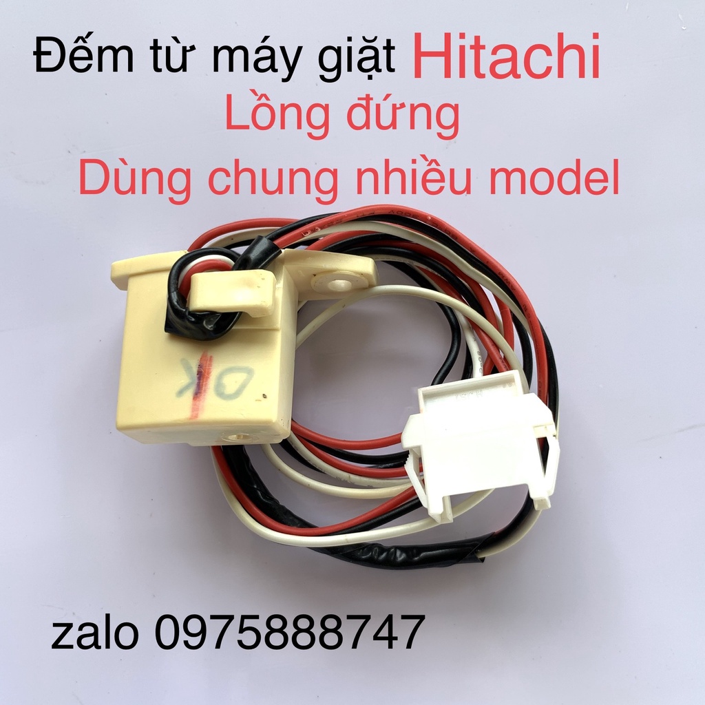Đếm từ máy giặt Hitachi lồng đứng