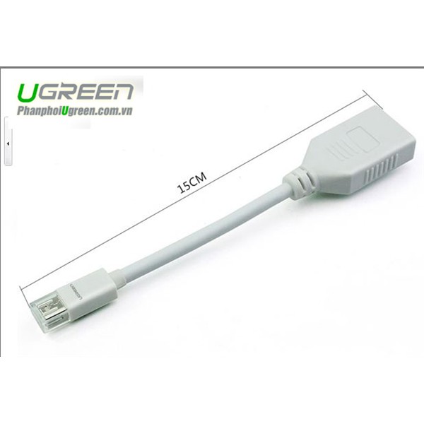 Cáp chuyển Mini Displayport to Displayport âm 15cm Ugreen 10445