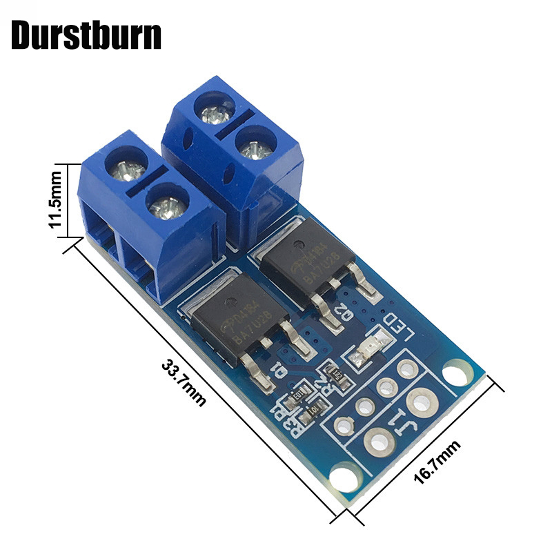 15A 400W Công suất cao MOS FET Công tắc kích hoạt Mô-đun Ổ đĩa điều khiển PWM Mô-đun điều khiển