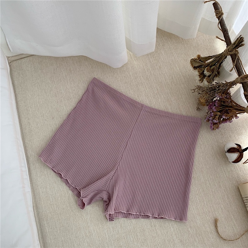 NUZIRO  Quần legging ngắn mặc trong chân váy  chất liệu cotton thoáng mát tùy chọn màu sắc