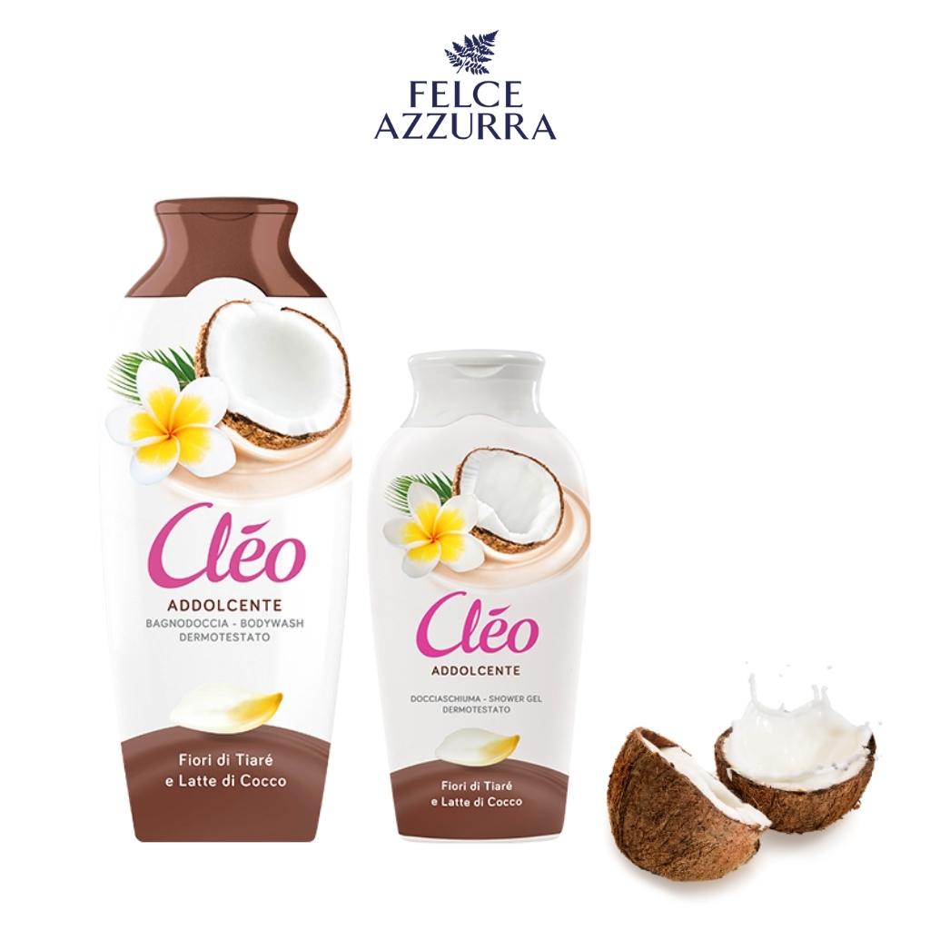 Sữa Tắm New Cléo Chiết Xuất Dừa Và Hoa Tiare, Giúp Dưỡng Ẩm Cho Da, Lưu Giữ Hương Thơm Dịu Nhẹ 750ml