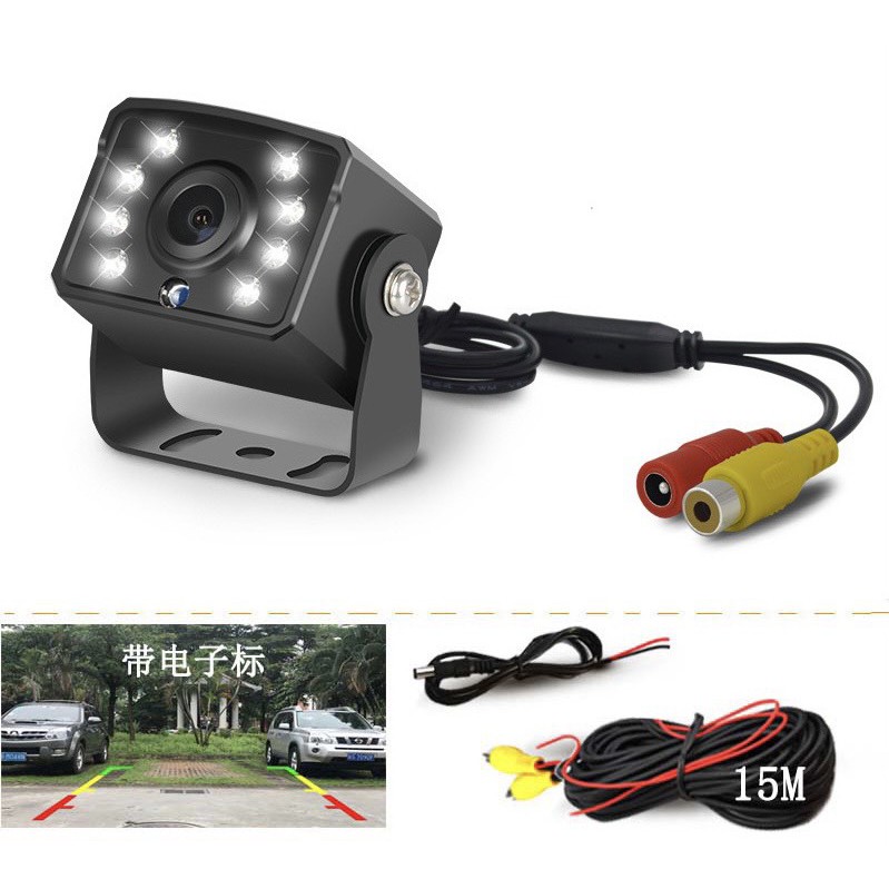 Camera lùi xe tải, xe khách, xe bus có đèn Led quan sát ban đêm rõ nét