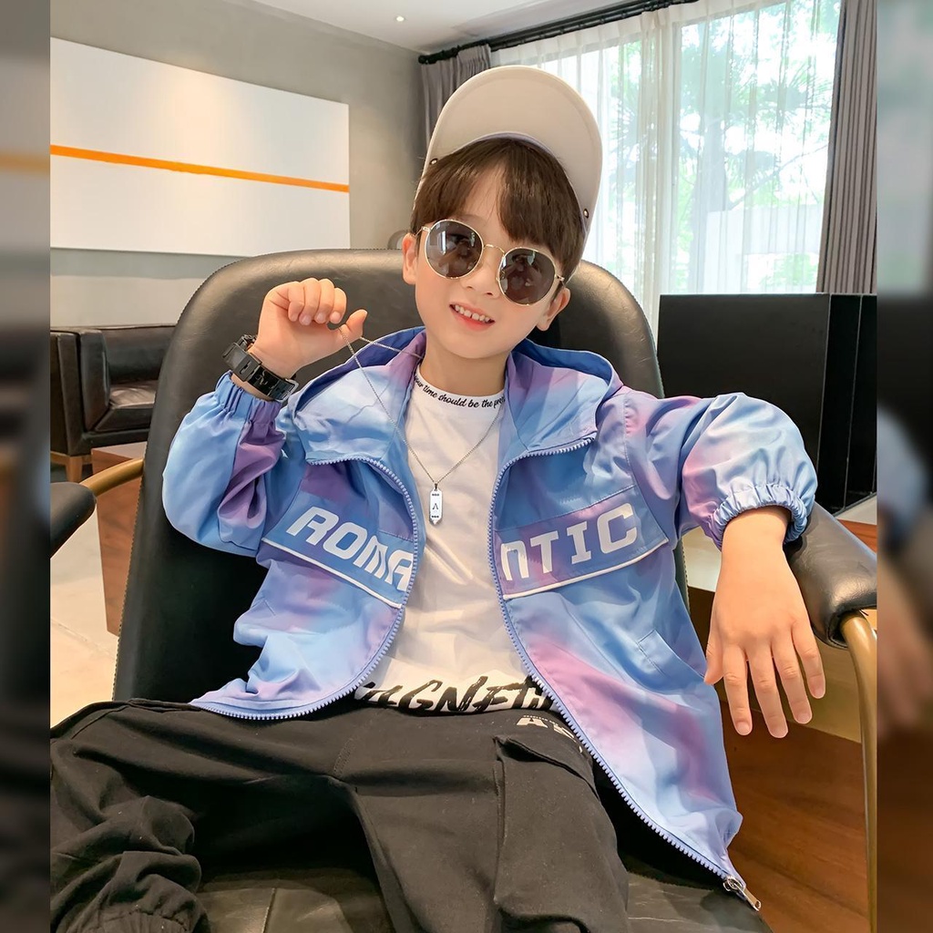 Áo Khoác Cardigan Nhuộm Màu Phong Cách Hàn Quốc Thời Trang Xuân Thu 2022 Mới Cho Bé Trai