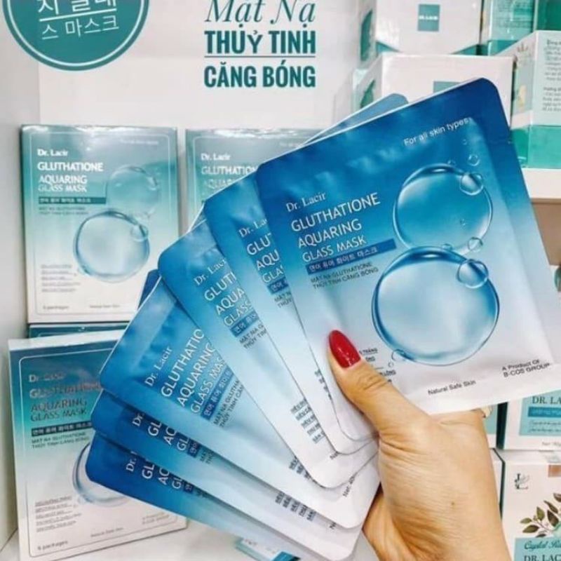 Mặt nạ thủy tinh của Dr Lacir hộp 6 miếng CHÍNH HÃNG