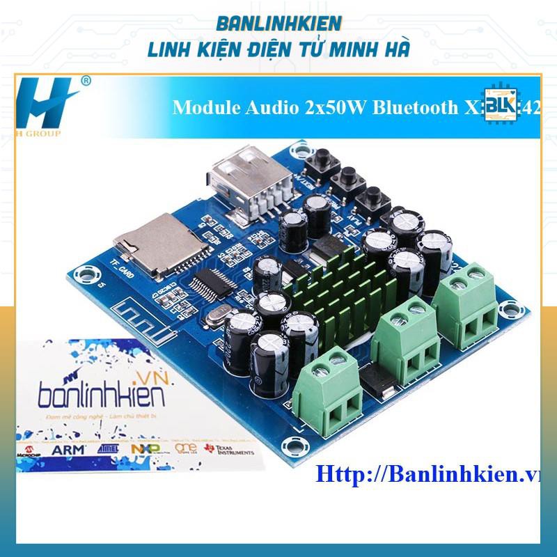 Mạch Khuếch Đại Audio 2x50W Bluetooth XH-M422