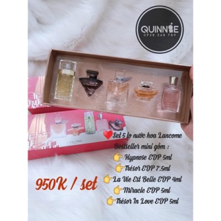 SET MINI 5 LỌ NƯỚC HOA LANCOME( có tách set )