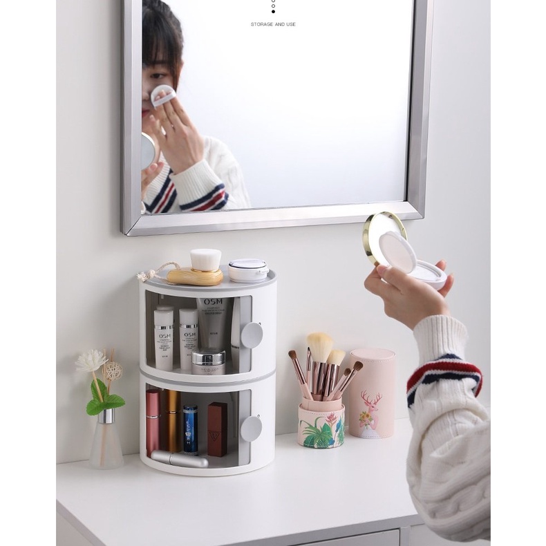 Hộp Giấy Dán Tường Ousuwo Có Nắp Kéo Chống Nước Tiện Lợi, Dán Tường Nhà Tắm, Hộp Đựng Đồ