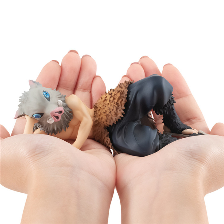 Mô Hình Nhân Vật Kamado Tanjirou Agatsuma Zenitsu Kamado Nezuko Hashibira Inosuke Bằng PVC