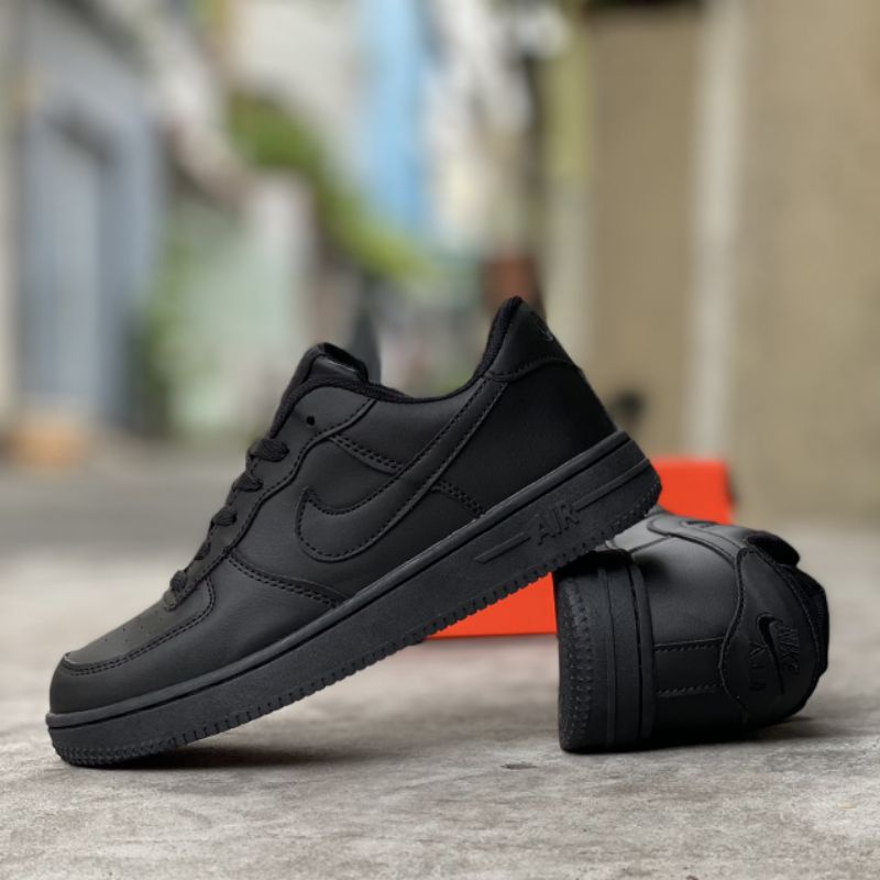 [Fullbox] Giầy sneaker air force 1 full đen nam nữ