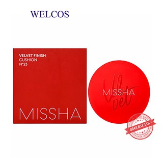 Phấn Nước Missha Đỏ Velvet Finish Cushion Mỏng Mịn, Che Phủ Cực Tốt CS59-HÀNG CHÍNH HÃNG
