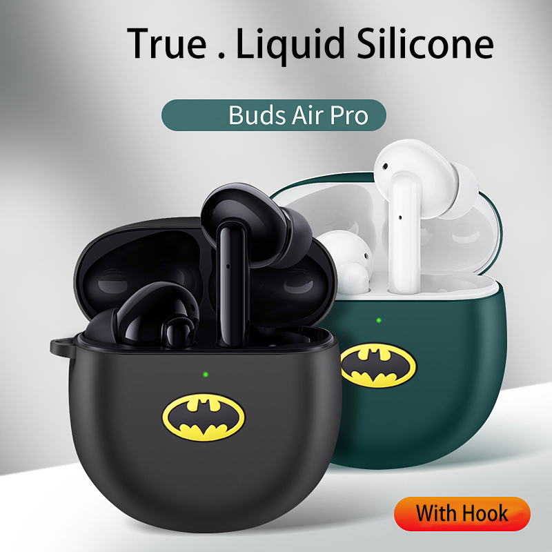 Vỏ Đựng Hộp Sạc Tai Nghe Realme Buds Air Pro Bằng Silicon Mềm Chống Rơi