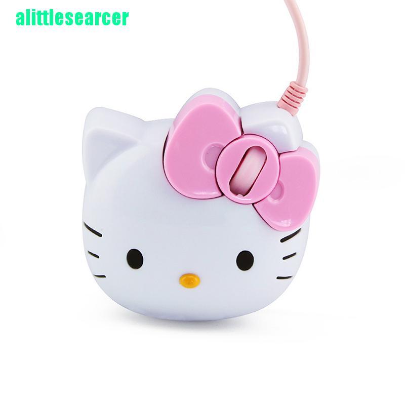 Chuột Quang Chơi Game Có Dây Hình Hello Kitty 3d Usb 2.0 Pro