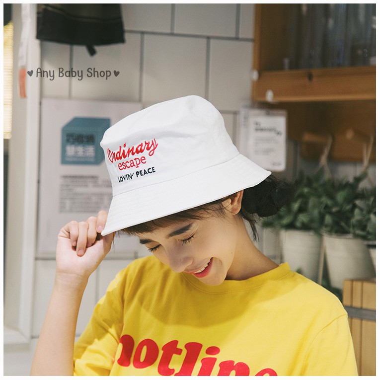Mũ nón Bucket in chữ thời trang cho nam và nữ 2 màu cá tính ❣❣