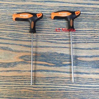 Lục giác cầm tay chữ T Asaki (Tùy chọn size 2mm,2.5mm)