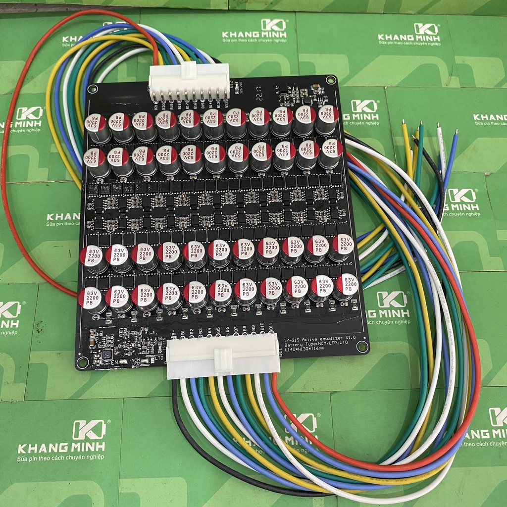 Mạch CB cân bằng chủ động 5.5A cho các loại pin sạc 1v8 - 4v5 Li-ion LFP LifePO4
