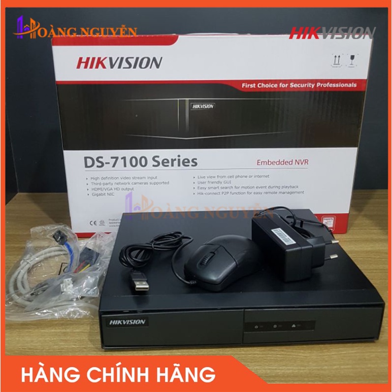 [NHÀ PHÂN PHỐI] Đầu ghi IP 8 kênh Hikvision DS-7108NI-Q1/M H.265+"