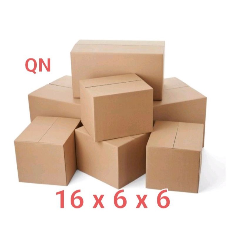 Combo 10 hộp Carton 16x6x6 dầy và cứng