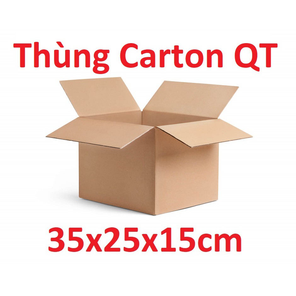 35x25x15 cm - 1 hộp carton đóng hàng KHUYỄN MÃI