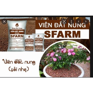 Viên đất nung, sỏi nhẹ đặng sfam đặng gia trang túi 5dm3, size từ 5-20mm trộn đất, lót đáy chậu,...