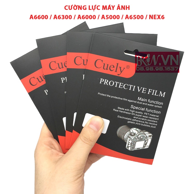 Kính cường lực máy ảnh sony a6000, 6300, 6400, 65000, 66000