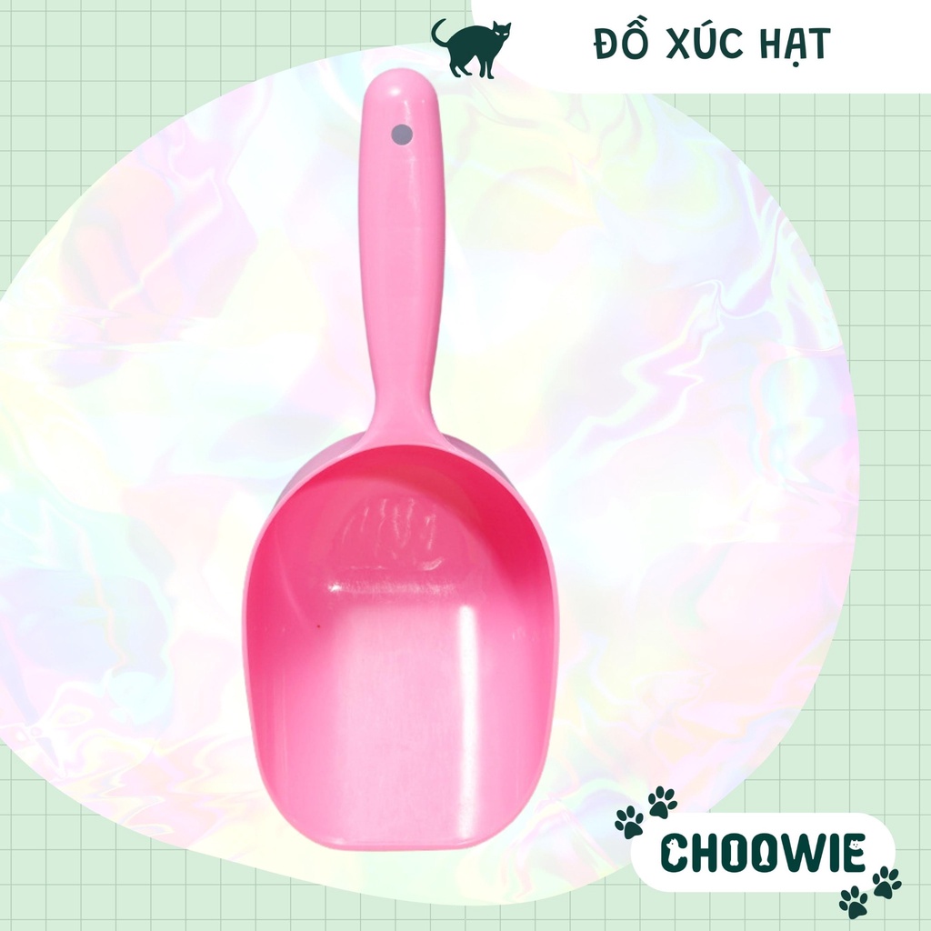 Thìa xúc hạt chó mèo nhiều màu sắc dễ thương và tiện lợi | Phụ kiện cho mèo