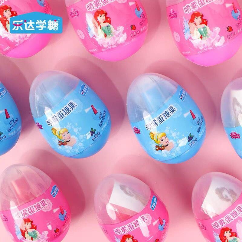 Kẹo Đồ Chơi Trứng bình xịt chua Peppa Pig hot hit Hong Kong giá sỉ