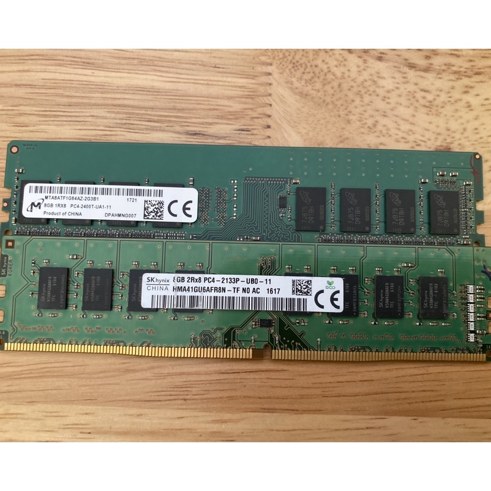 RAM PC  8GB SAMSUNG SKhynix Micron .. DDR4 bus 2133/2400 2666MHz - Hàng chính hãng