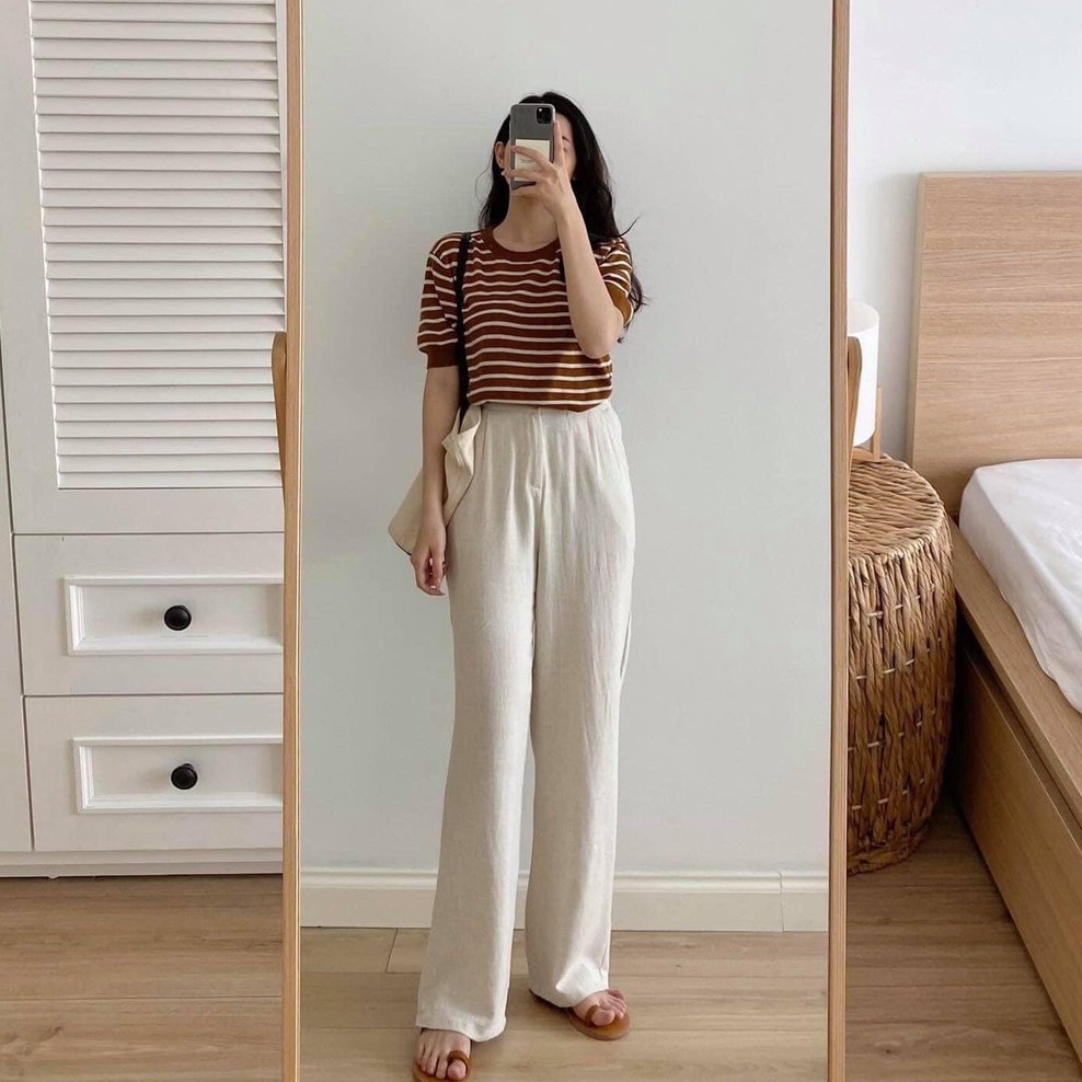 [HÀNG QUẢNG CHÂU]QUẦN ĐŨI NÚT CÓ BO CHUN SAU, QUẦN ĐI BIỂN-zinistore