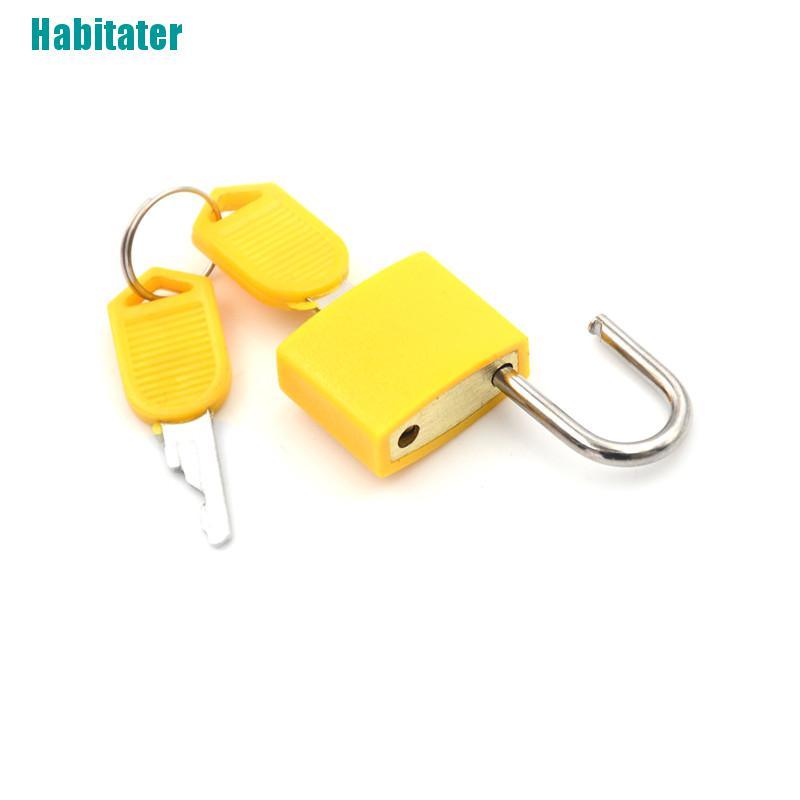 Ổ Khóa Vali Du Lịch Mini Bằng Thép Mạnh Kèm 2 Ổ Khóa