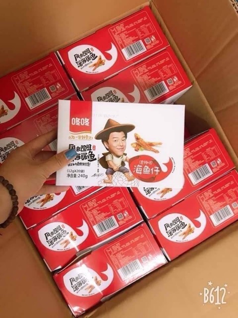 1 HỘP CÁ CAY 20 gói !!!