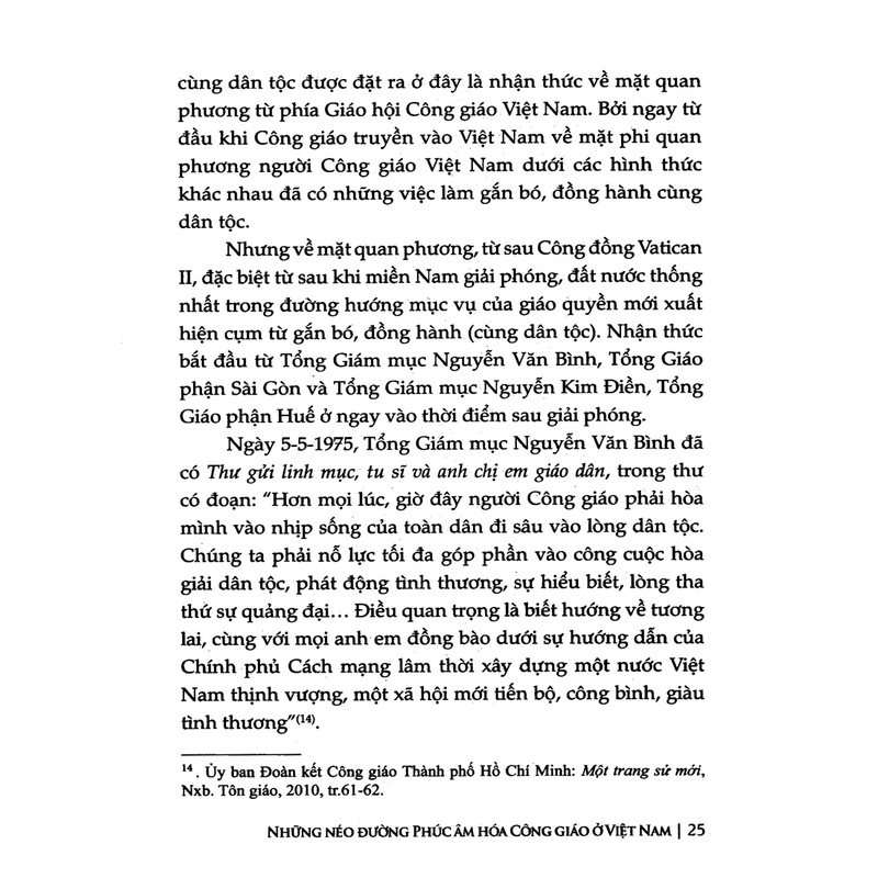 Sách - Những Nẻo Đường Phúc Âm Hóa Công Giáo Ở Việt Nam
