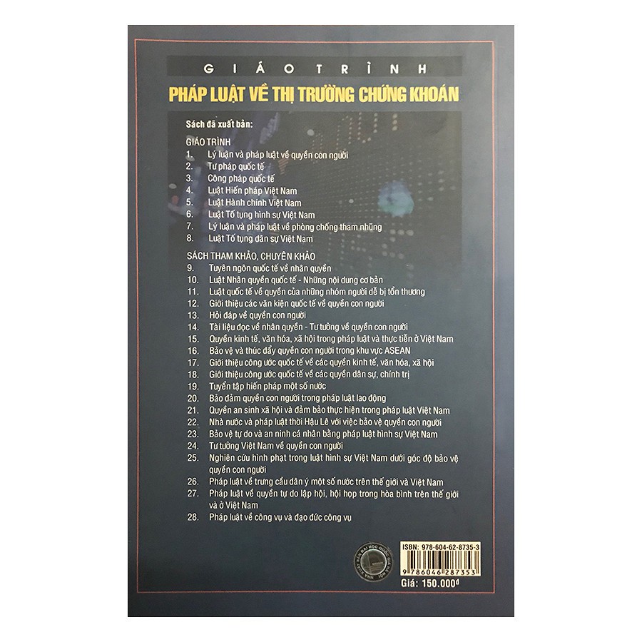 Sách - Giáo Trình Pháp Luật Về Thị Trường Chứng Khoán - PGS. TS. Lê Thị Thu Thủy