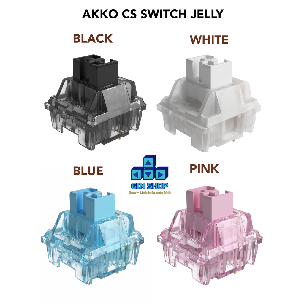 Switch AKKO thay bàn phím cơ CS switch  & TTC switch