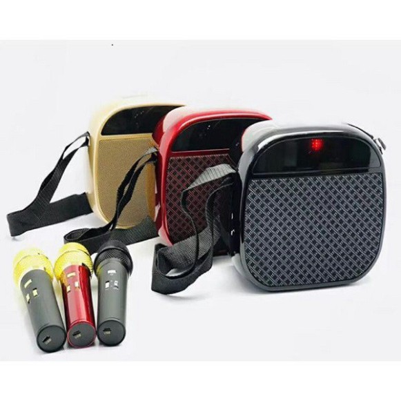 Loa karaoke bluetooth xách tay YS-A23, loa karaoke mini, micro không dây